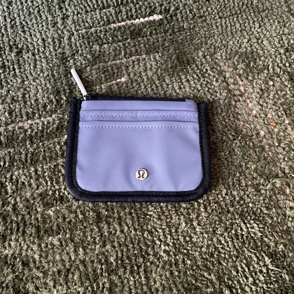 Lululemon Athletica Blue and Black Card Holder